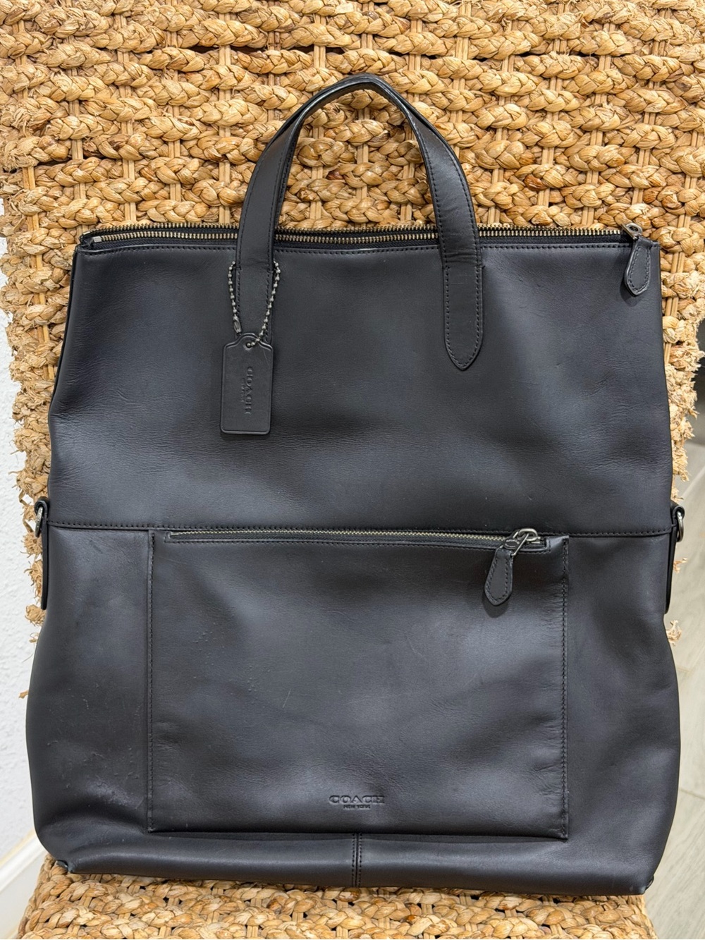 Coach Manhattan Foldover Tote